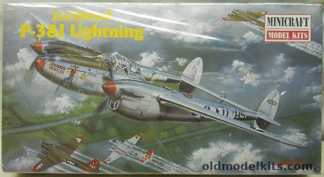 Minicraft 1/48 Lockheed P-38J Lightning - Arkansas Traveler, 11625 plastic model kit